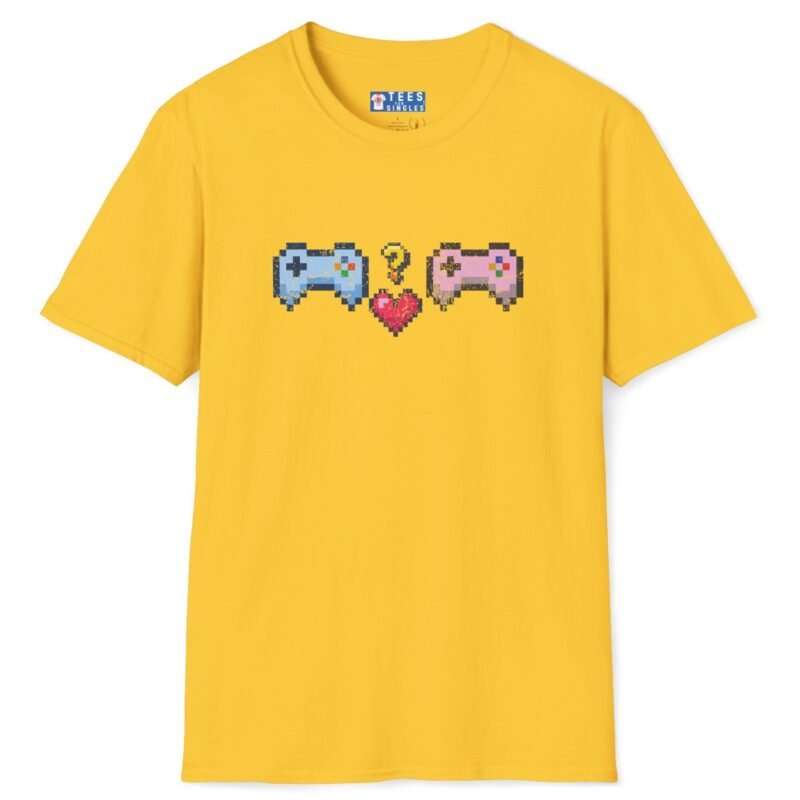 Looking for Player 2 Premium Tee 🎮❤️ (Heart) Video Game Flirty T-Shirt Daisy by Tees For Singles