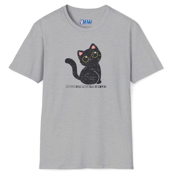 Seeking Stepmom For My Cat Flirty Tee 😼🖤 by Tees For Singles