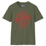 Best Service 100% Guaranteed Tee 😉 Your Partner in Flirty Fun! 🌟 Military Green by Tees For Singles
