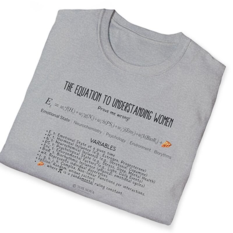 The Equation to Understanding Women (Prove Me Wrong) Look At The Fine FundaMENTAL Print! 📊❤️‍🔥Funny Tee by Tees For Singles