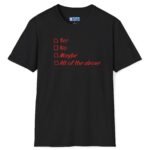 Yes No Maybe All of the Above Tee – Playful Flirty Icebreaker 😏💬 Black by Tees For Singles