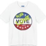 4613765888543845162_v2_2048_custom.jpeg VOTE FOR LOVE β€οΈπβ – Distressed Vintage Design Soft Jersey Tee White by Tees For Singles