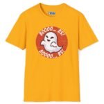 4770115186010560394_2048_custom.jpeg Boooo... BS! Premium Tee. Naughty Ghost Pun Halloween Shirt Gold by Tees For Singles - Reaction Fashion