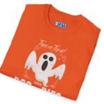 Trick Or Treat Show Me BOO.BIES! Premium Tee. Funny Halloween Ghost T-shirt by Tees For Singles - Reaction Fashion