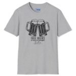 Free Beers If You’re Single My Place T-Shirt 🍻 Tee Sport Grey by Tees For Singles