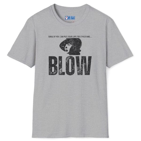 Looking for a Girl with a Dirty Sense of Humor and Classic Movie Vibes Tee 🎬😏 Put Your Lips Together and Blow Sport Grey by Tees For Singles