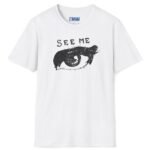 See Me Tee – Bold Attention-Getter 😎✨Be Noticed White by Tees For Singles