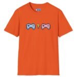 Looking for Player 2 Tee 🎮 (No Heart) Video Gamer Flirty T-Shirt Orange by Tees For Singles