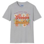 Groove Daddy – Come Dance With Me! Retro Flirty Tee 🌼🕺 Sport Grey by Tees For Singles