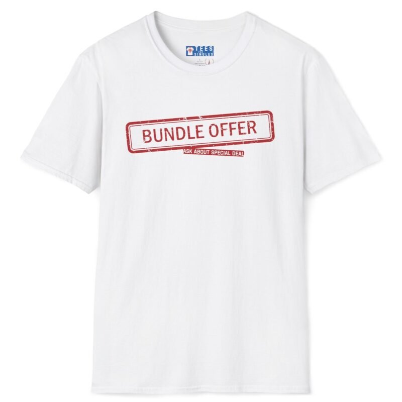 Bundle Offer: Ask About Special Deal! Tee (For Single Dads) 👨‍👩‍👧‍👦✨ White by Tees For Singles