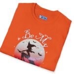 Be My Witch! 2 Premium Tee – Sexy Silhouette Halloween Shirt with Flirty Moon Art 🌕🖤 by Tees For Singles