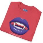 Love At First Bite Pureblood Vampire Lips Statement Tee🧛‍♀️🩸- For Those In The Know by Tees For Singles