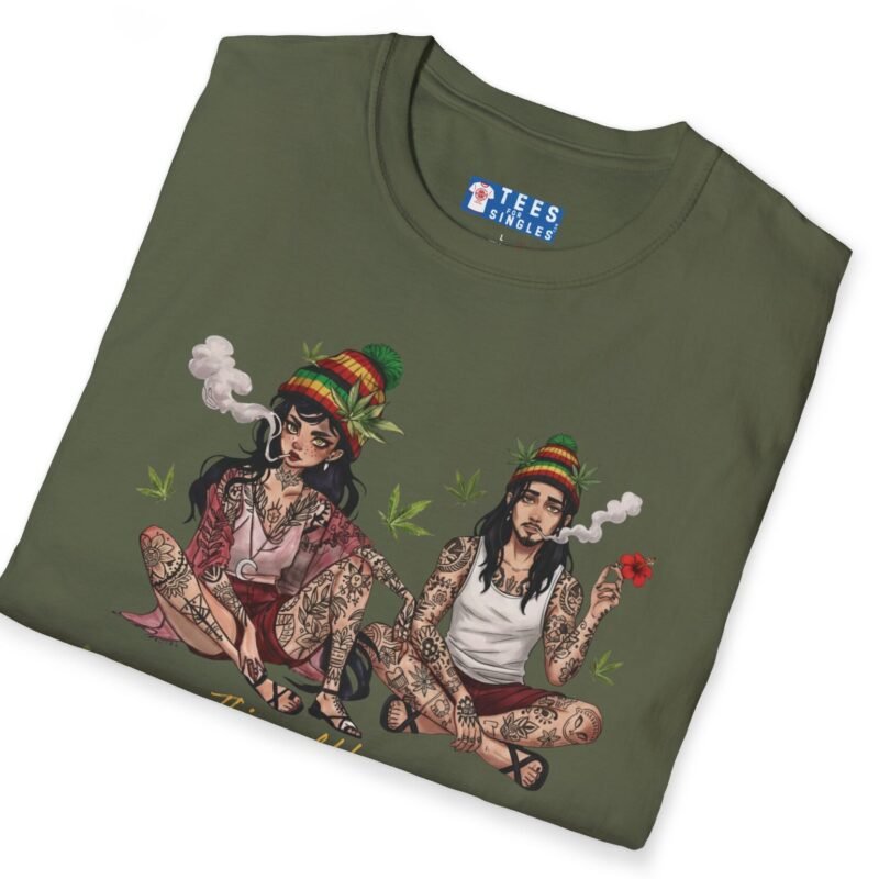 This Could Be You and Me Rasta Smoke Tee 🌿🔥 by Tees For Singles