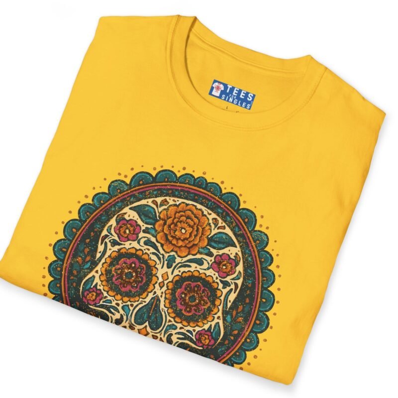 True Love Tee – Día De Los Muertos Inspired Skull Art 💀🌹 by Tees For Singles