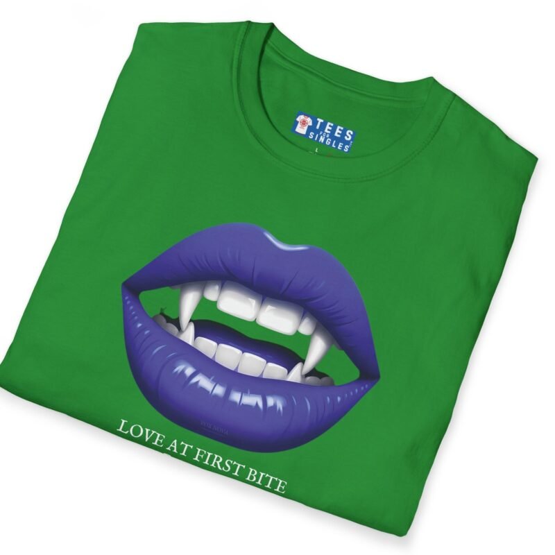 Love At First Bite Pureblood Vampire Lips Statement Tee🧛‍♀️🩸- For Those In The Know by Tees For Singles