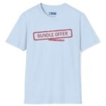 Bundle Offer: Ask About Special Deal! Tee (For Single Dads) 👨‍👩‍👧‍👦✨ Light Blue by Tees For Singles