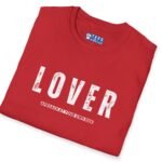 Lover – Approach At Your Own Risk Tee 😈🔥 ❤️🔥 Banter T-shirt Red by Tees For Singles