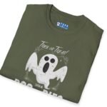 Trick Or Treat Show Me BOO.BIES! Premium Tee. Funny Halloween Ghost T-shirt by Tees For Singles - Reaction Fashion