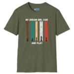 6761606463786496477_2048_custom.jpeg My Dream Girl Thinks & Plays Chess Tee♟️❤️ T-Shirt For Flirting Military Green by Tees For Singles
