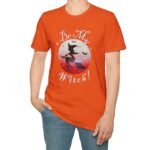 Be My Witch! 2 Premium Tee – Sexy Silhouette Halloween Shirt with Flirty Moon Art 🌕🖤 by Tees For Singles