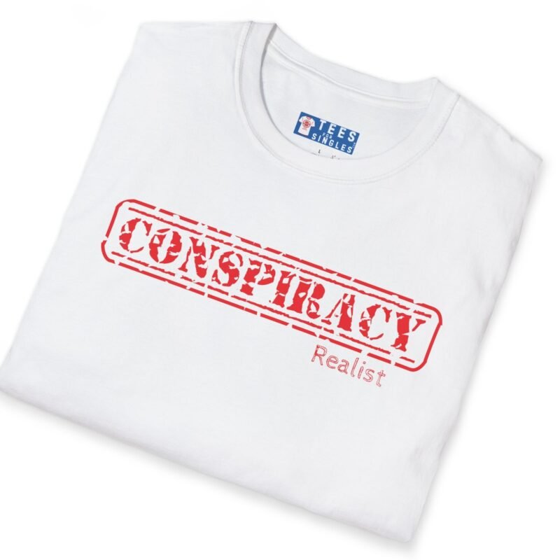 Conspiracy Realist Tee 🧐 Connect with Fellow Thinkers! 💡 by Tees For Singles