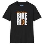 Bike Ride Ideal Date Tee 🚲💬 – Inviting T-Shirt Black by Tees For Singles