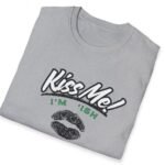 Kiss Me I’m ‘Ish 💋 Playful Flirty Tee – Get Kisses Irish Or Not by Tees For Singles