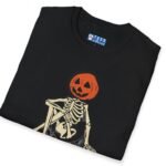 7544741821331874243_2048_custom.jpeg Just Sitting Here Waiting for Love Tee - Gothic Romantic Halloween Shirt by Tees For Singles - Reaction Fashion