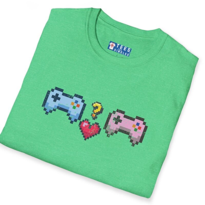 Looking for Player 2 Premium Tee 🎮❤️ (Heart) Video Game Flirty T-Shirt by Tees For Singles