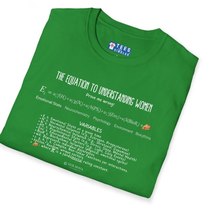The Equation to Understanding Women (Prove Me Wrong) Look At The Fine FundaMENTAL Print! 📊❤️‍🔥Funny Tee by Tees For Singles
