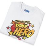 Can I Be Your Superhero Tee 💥❤️🦸‍♂️ – Romantic T-shirt by Tees For Singles