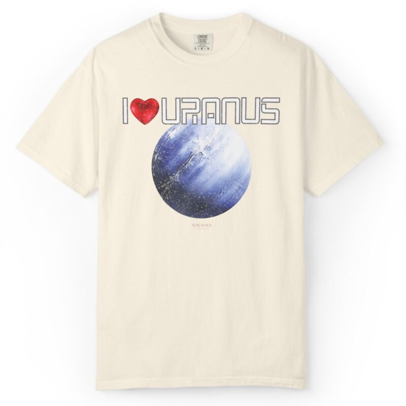 I LOVE URANUS 😁😹🚀😂 Funny Unisex T-Shirt – Vintage Distressed Look & Feel by Tees For Singles