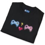 Looking for Player 2 Premium Tee 🎮❤️ (Heart) Video Game Flirty T-Shirt Black by Tees For Singles