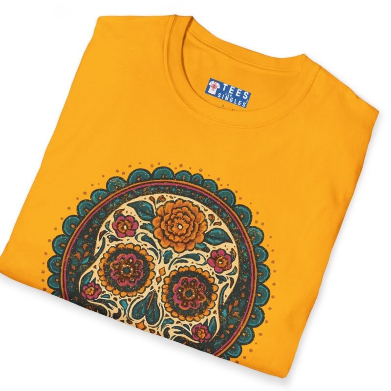 True Love Tee – Día De Los Muertos Inspired Skull Art 💀🌹 by Tees For Singles