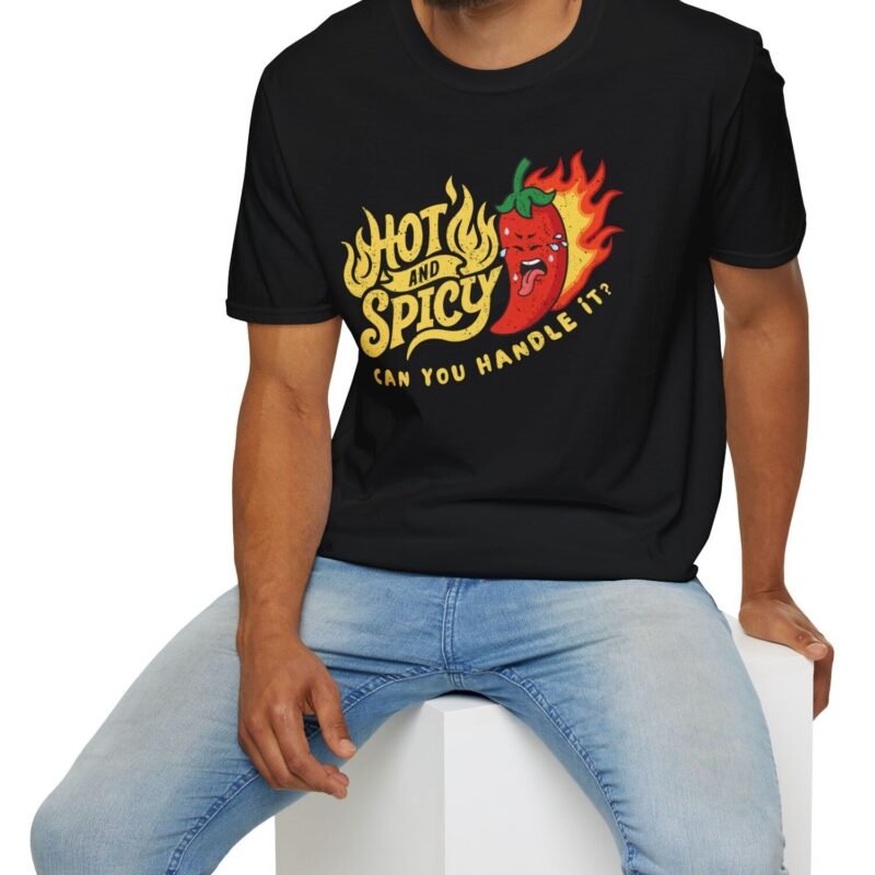 Hot And Spicy Can You Handle It? T-Shirt Vintage Distressed Design🌶️ by Tees For Singles
