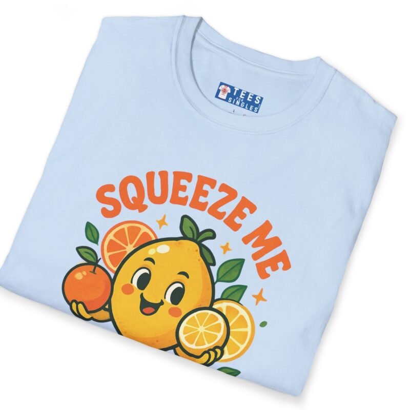 Squeeze Me Premium Tee 🍋🔥 – Cute Funny Orange Graphic T-Shirt by Tees For Singles