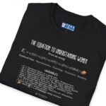The Equation to Understanding Women (Prove Me Wrong) Look At The Fine FundaMENTAL Print! 📊❤️‍🔥Funny Tee Black by Tees For Singles