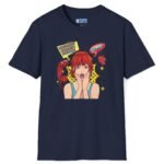 Quick, Give Him Your Number! Pop Art Tee 💥☎️ Wing Woman T-shirt Navy by Tees For Singles