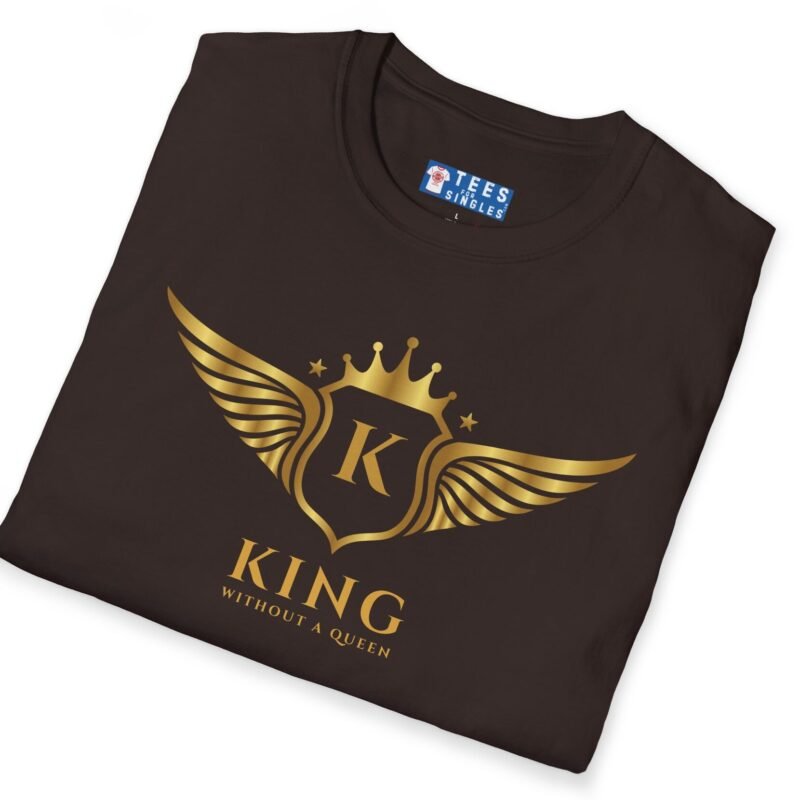King Without A Queen (Find Your Queen) T-Shirt 👑 Tee by Tees For Singles