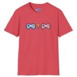 Looking for Player 2 Tee 🎮 (No Heart) Video Gamer Flirty T-Shirt Heather Red by Tees For Singles