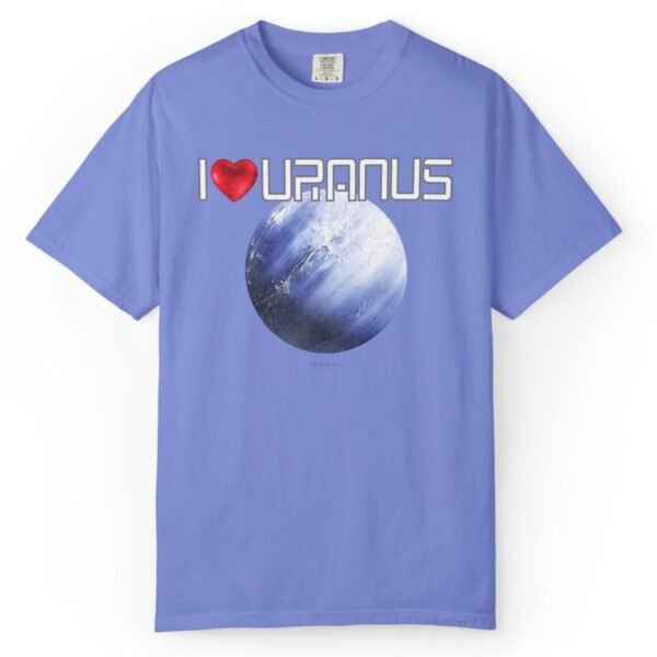 I LOVE URANUS 😁😹🚀😂 Funny Unisex T-Shirt – Vintage Distressed Look & Feel by Tees For Singles