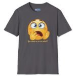 You Want Me To Do What?! Funny Emoji Tee 😱🤔- Icebreaker Charcoal by Tees For Singles