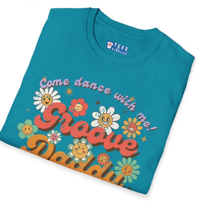 Groove Daddy – Come Dance With Me! Retro Flirty Tee 🌼🕺 by Tees For Singles