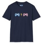 Looking for Player 2 Tee 🎮 (No Heart) Video Gamer Flirty T-Shirt Navy by Tees For Singles
