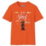 Be My Witch Premium Tee – Sultry Gothic Romance Shirt for Spooky Season 🧙‍♀️💜 Orange by Tees For Singles