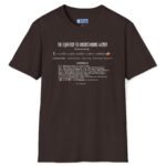 The Equation to Understanding Women (Prove Me Wrong) Look At The Fine FundaMENTAL Print! 📊❤️‍🔥Funny Tee Dark Chocolate by Tees For Singles