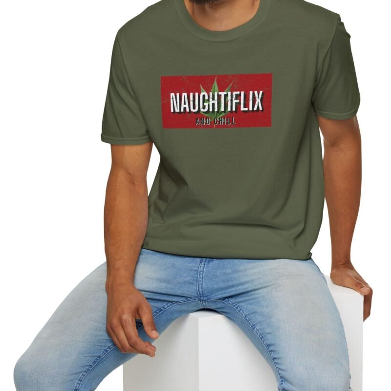 Naughtyflix and Chill- Wear An Invitation Ad To Find The Right “Kind” Of Company🌿Tee 🍿 = by Tees For Singles