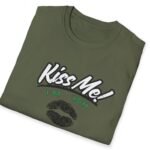 Kiss Me I’m ‘Ish 💋 Playful Flirty Tee – Get Kisses Irish Or Not by Tees For Singles