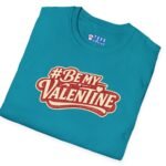 Valentine’s Day T-Shirt – “#BeMyValentine” Retro Graphic Tee ❤️😉 by Tees For Singles