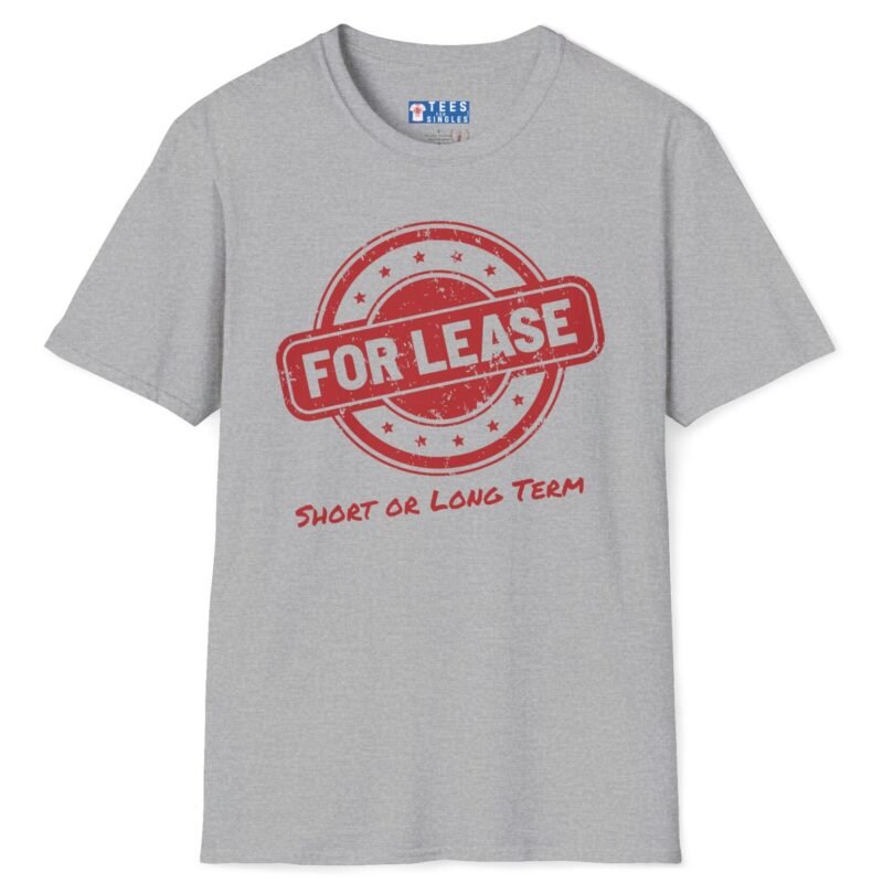 FOR LEASE: Short or Long Term Tee 😉🤝 Sport Grey by Tees For Singles